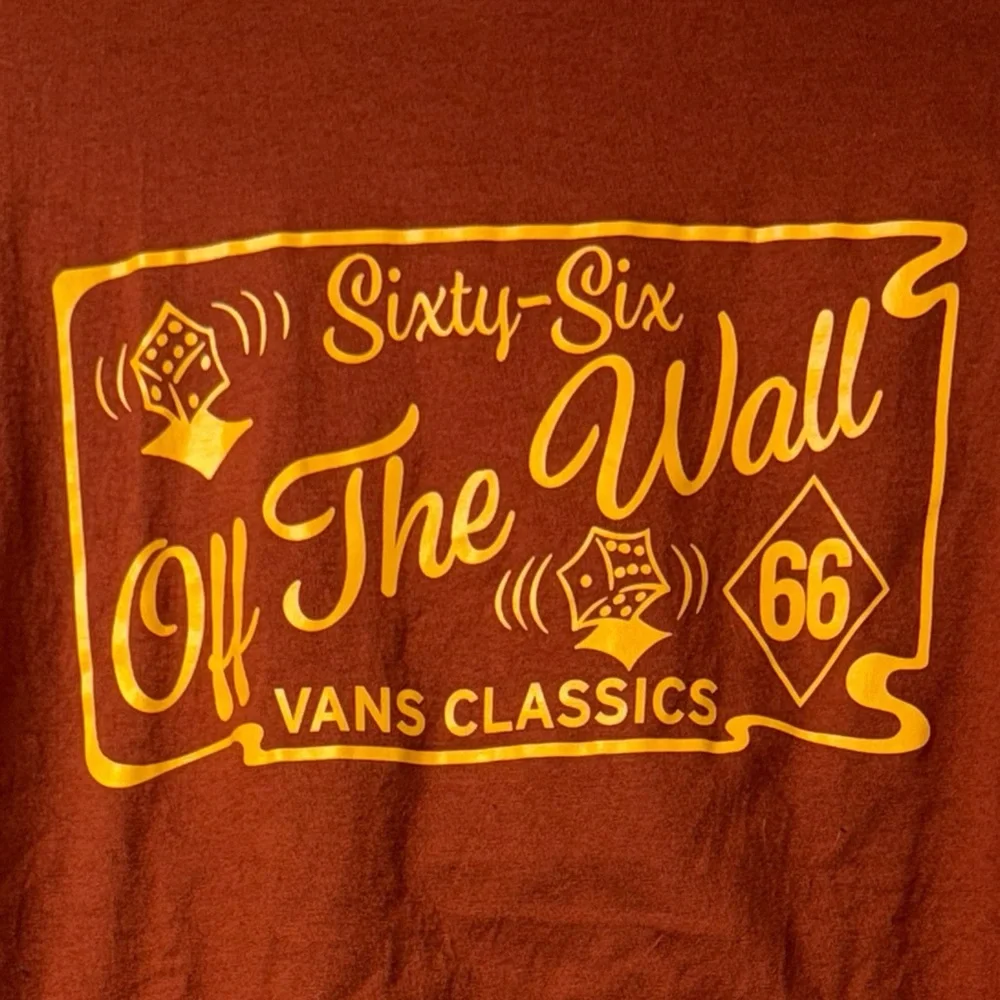 Vans “Off The Wall” Graphic Tee‎ - 66 Club Dice Design - Classic Fit - Size XL